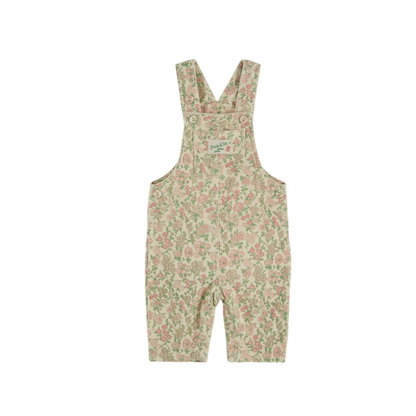 Emile Et Ida Soft Green Floral Sleeveless Romper
