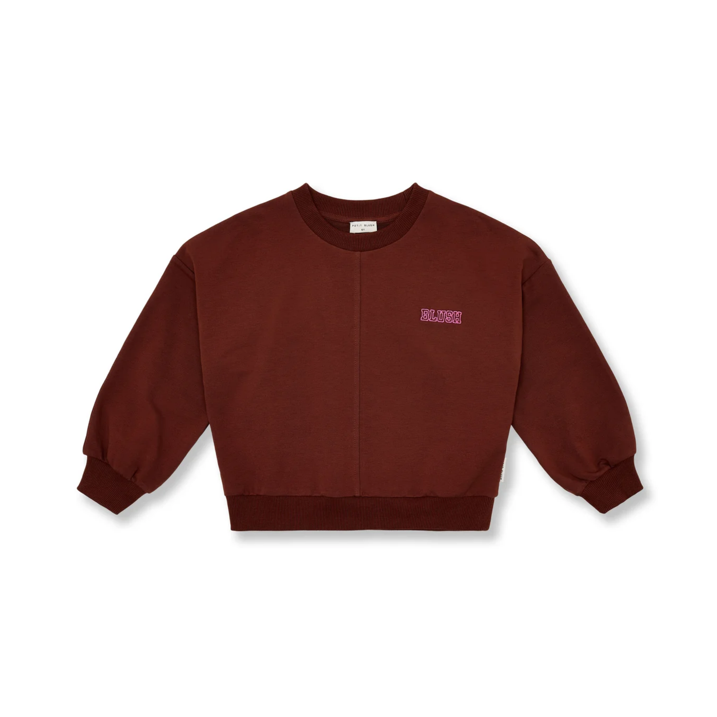 Petit Blush Brown Luca Long Sleeve Sweatshirt