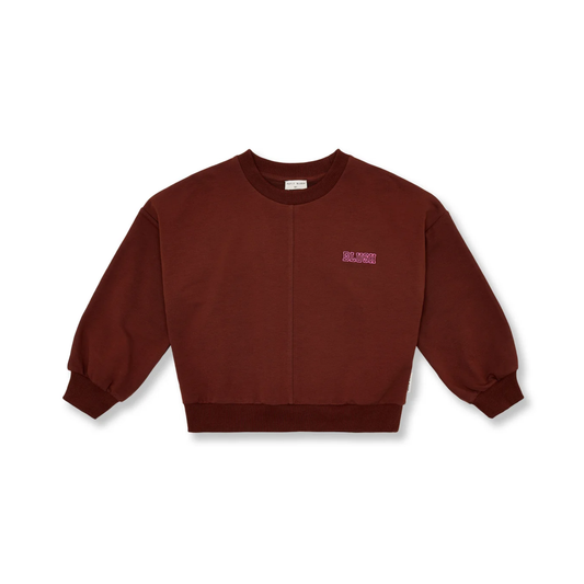 Petit Blush Brown Luca Long Sleeve Sweatshirt