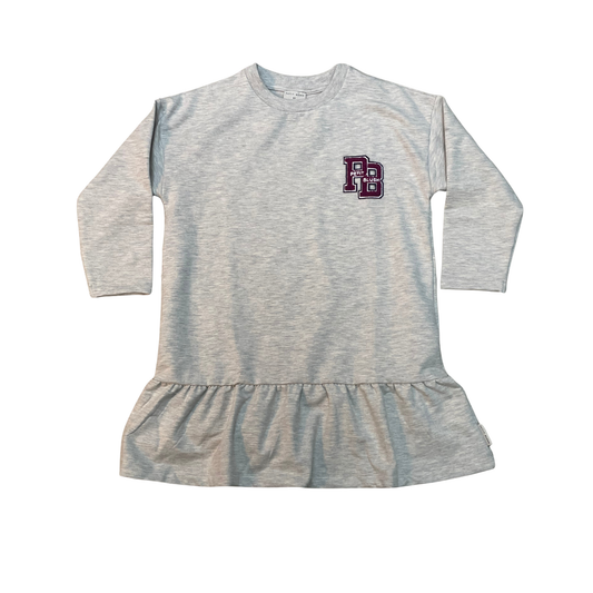 Petit Blush Grey Melange Aliza Dress