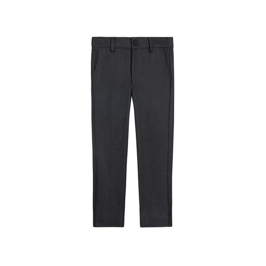 Looms Grey Herringbone Pants