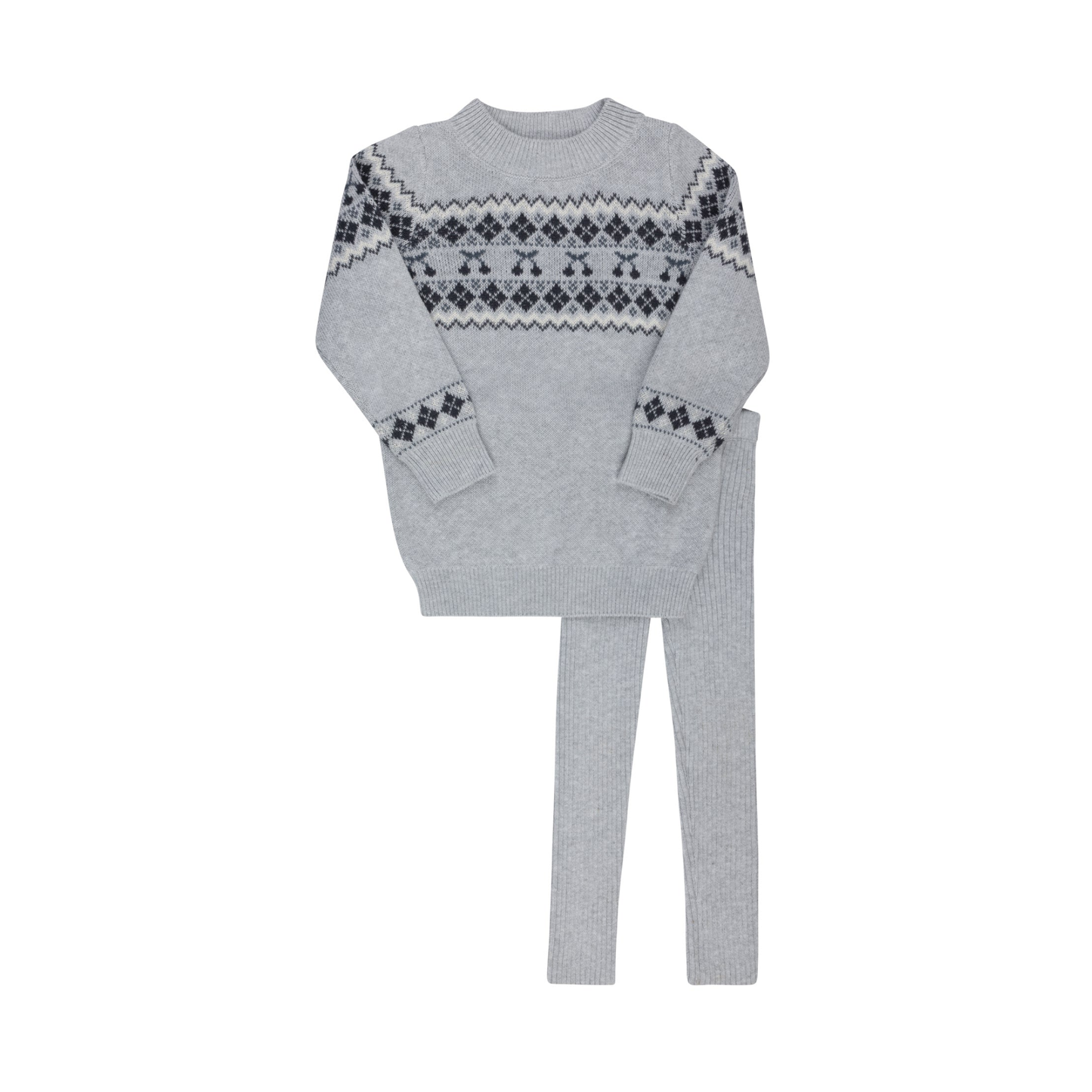 Looms Grey / Blue Fair Isle Set