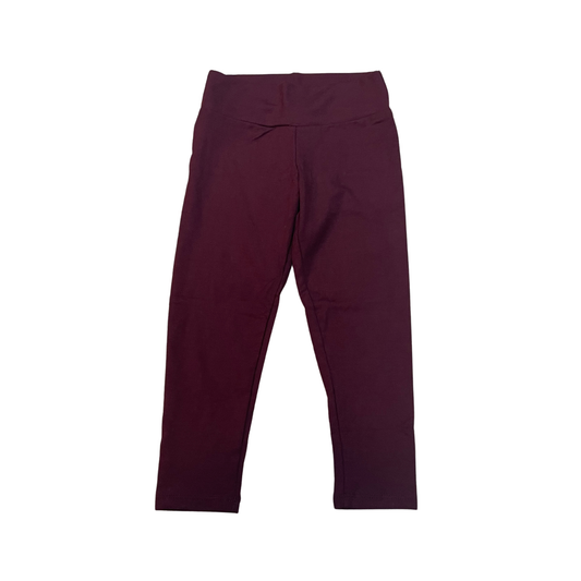 Flowers By Zoe Burgundy Leggings