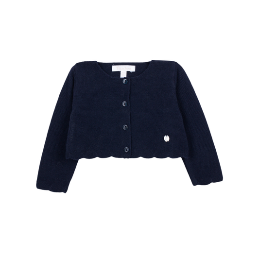 Patachou Marine Long Sleeve Cardigan