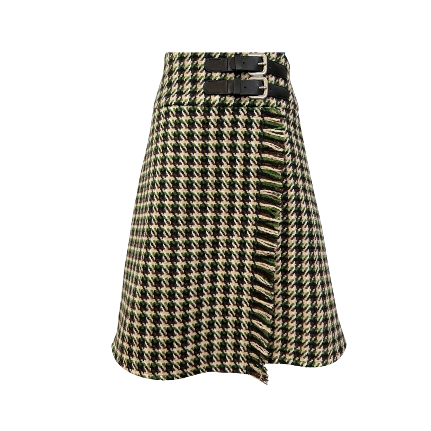Olivia Rohde Black/White Plaid Skirt