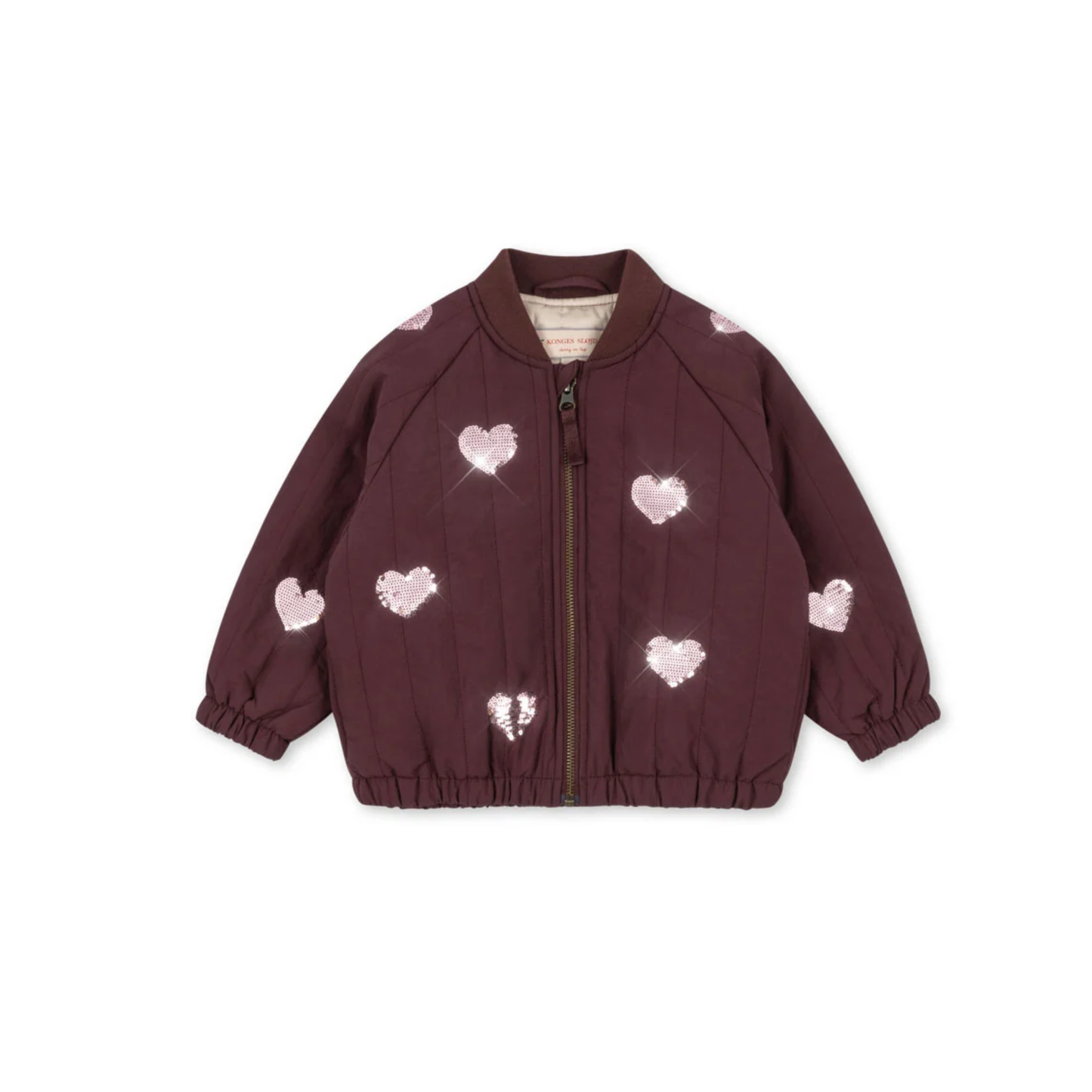 Konges Slojd Decadent Chocolate Juno Heart Bomber Jacket