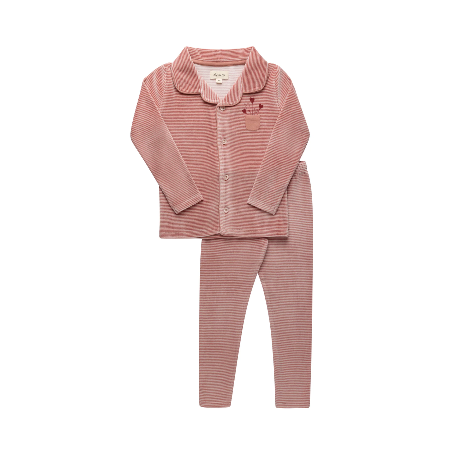 Ely's & Co Pink Stripe Pajama