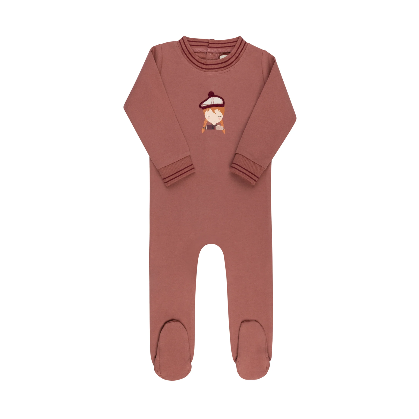 Ely's & Co Pink French Terry Scottish Footie
