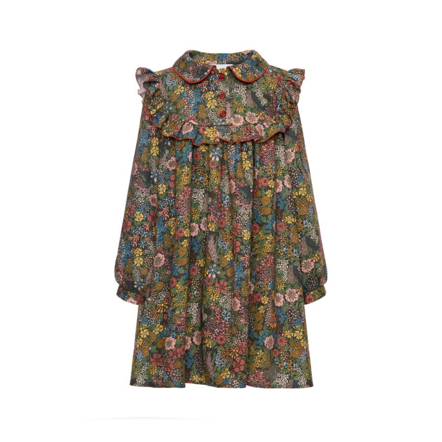 Paade Mode Green Penelope Collar Dress