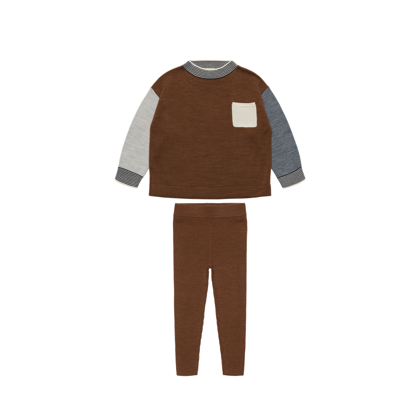 Fub Hazel Melange Thin Sweater Set