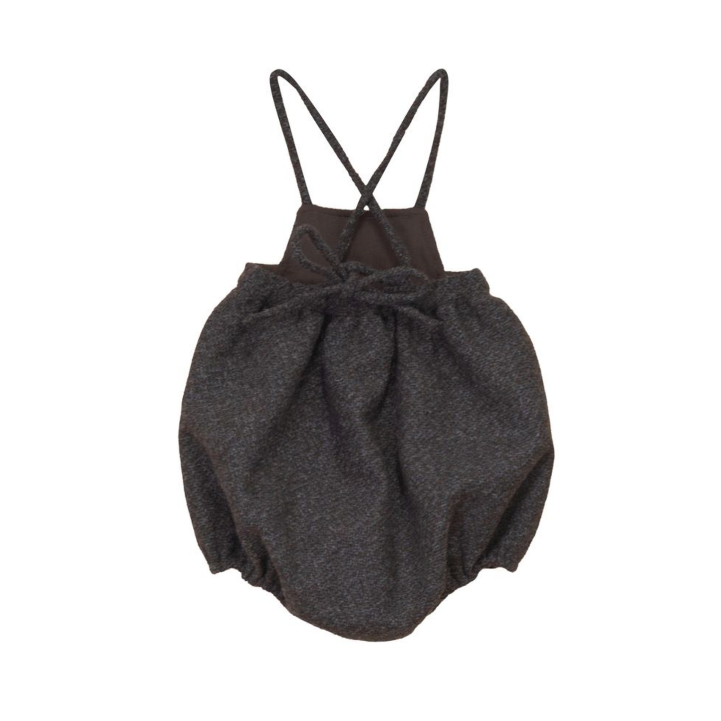 Calla Lili Grey/Brown Tweed Romper