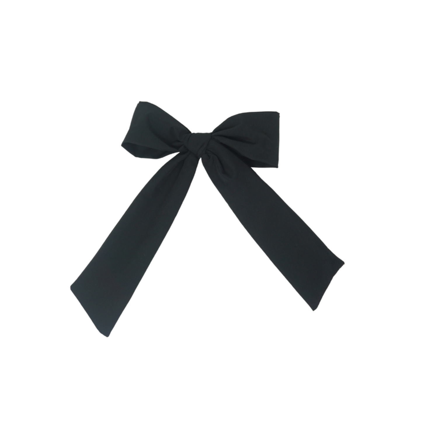 Bandeau Black Taffeta Winter Classic Large Bow Clip