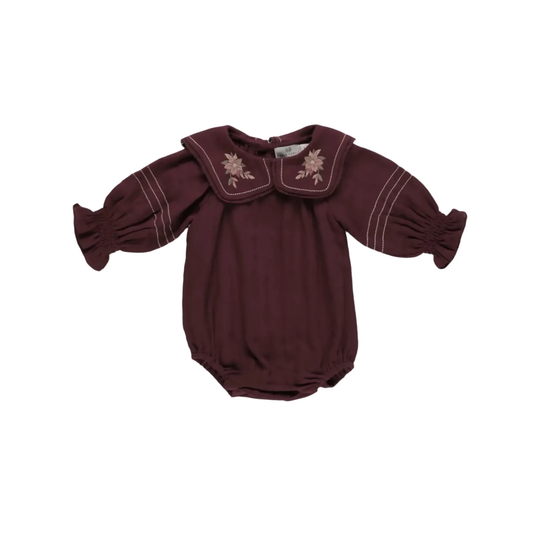 Early Sunday Plum Gladys Bubble Romper