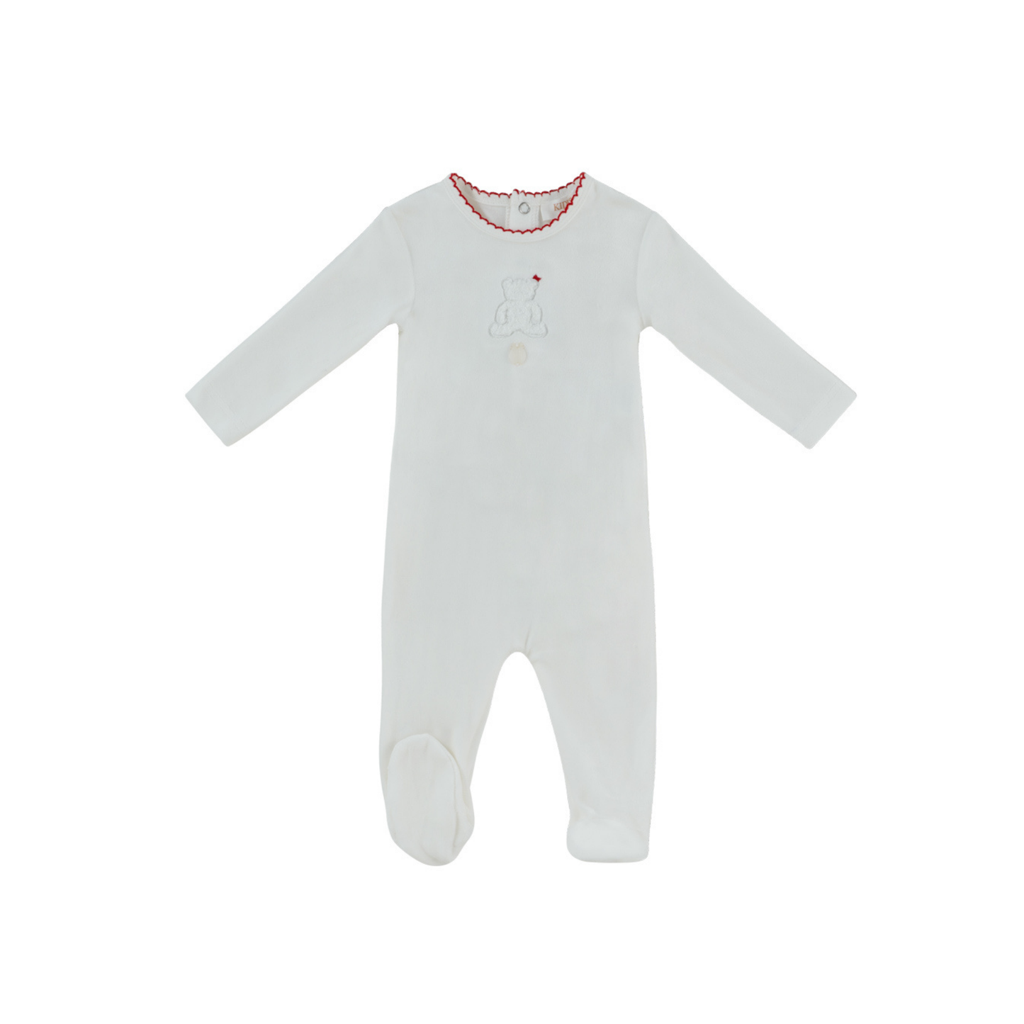 Kipp Baby Red Fur Ever Yours Footie