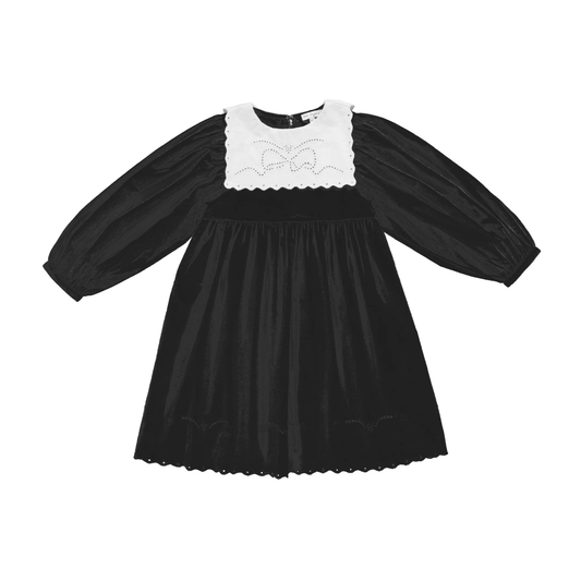 Bebe Organic Midnight Evie Pointelle Dress