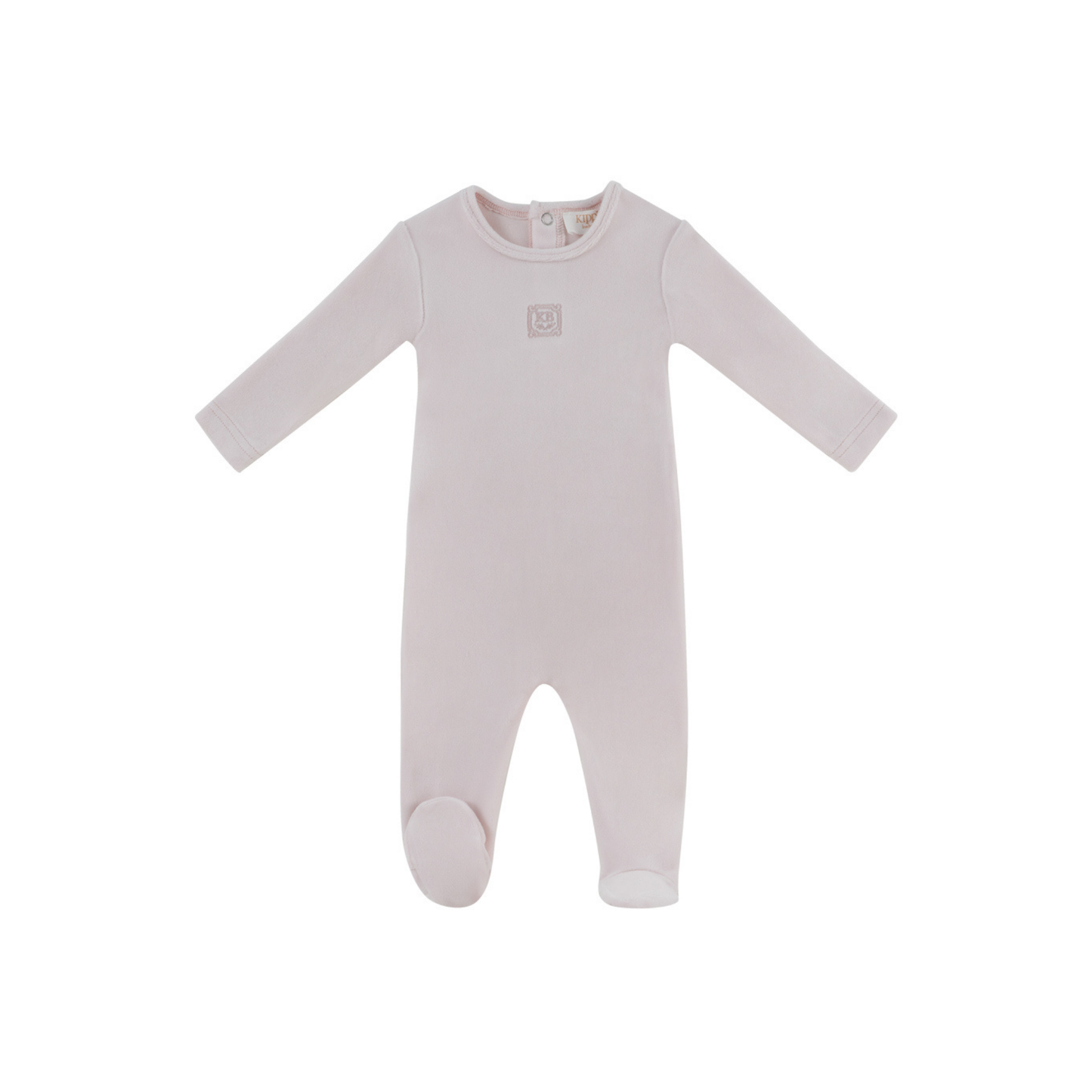 Kipp Baby Pink KB Logo Footie