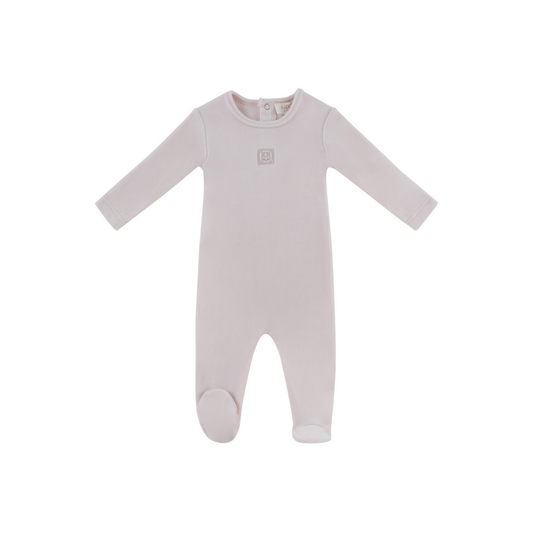 Kipp Baby Pink KB Logo Footie