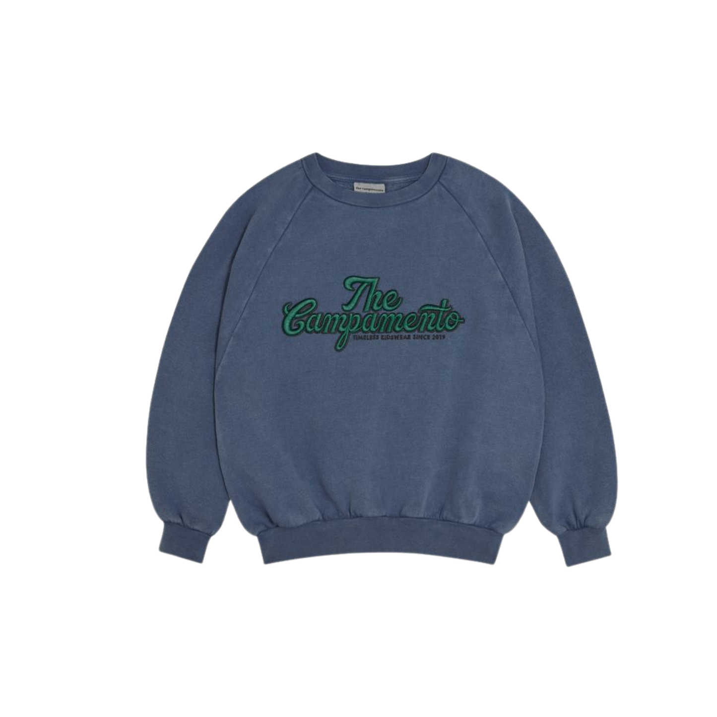 The Campamento Blue Logo Long Sleeve Sweatshirt