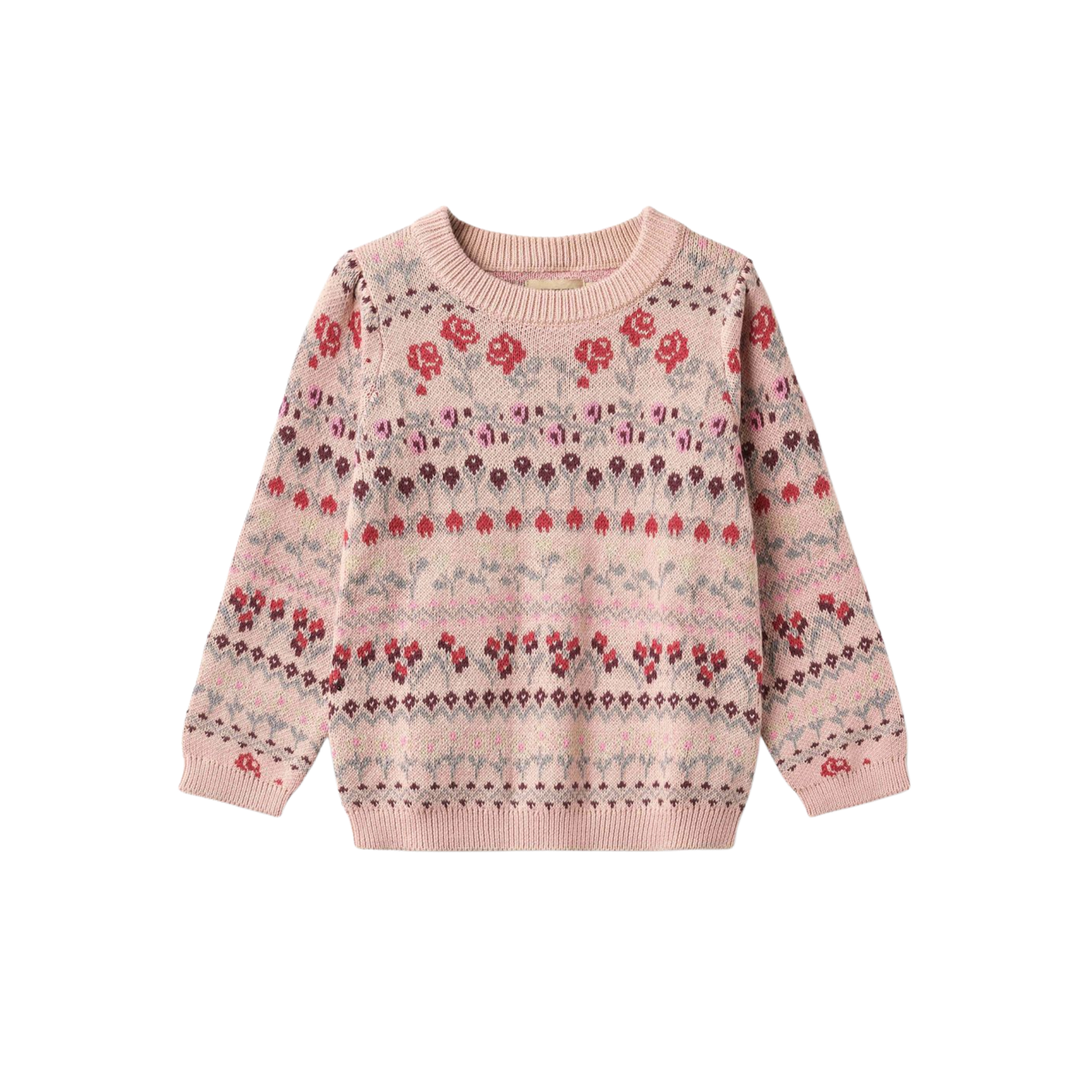 Wheat Rose Mikmak Long Sleeve Sweater