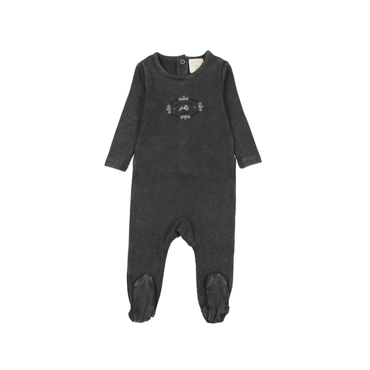 Analogie Off Black Stitch Studio Girls Footie