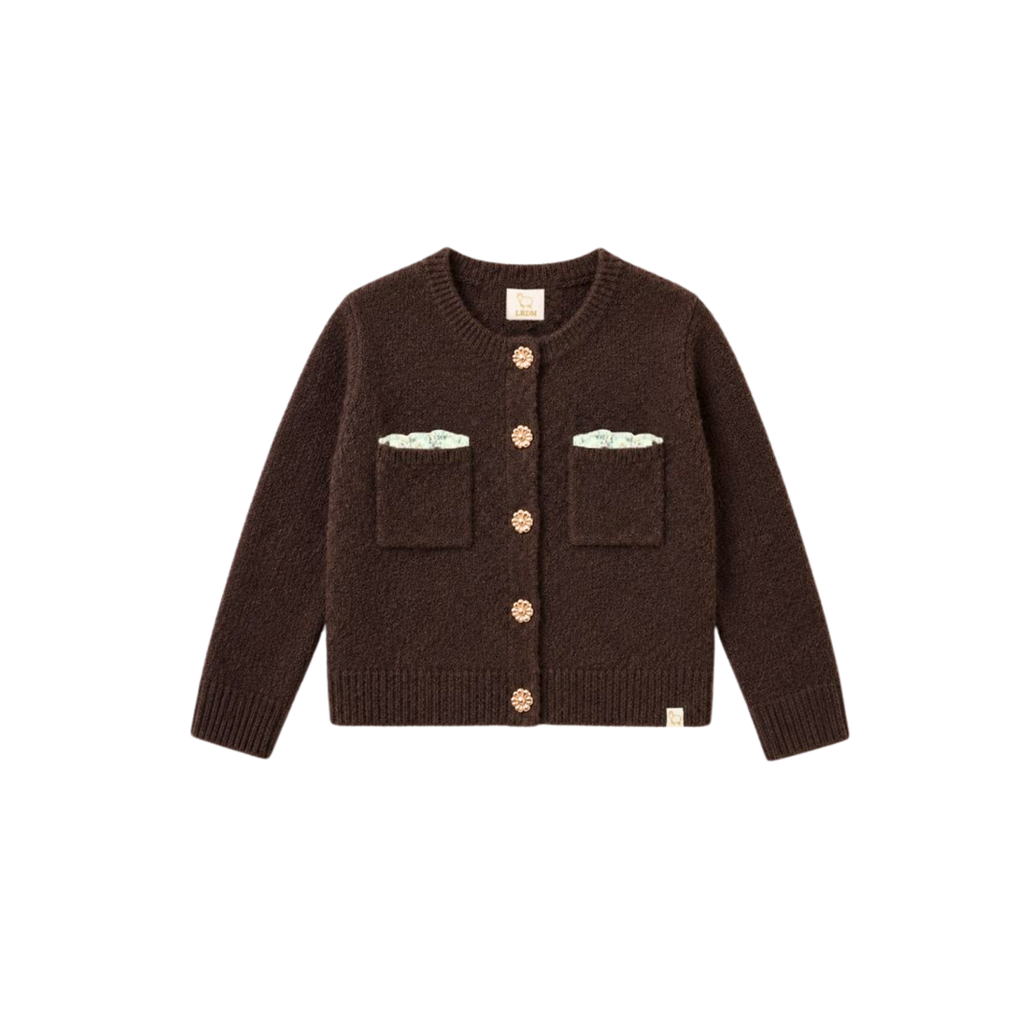Lrdm Brown Charlie Knit Cardi Brown