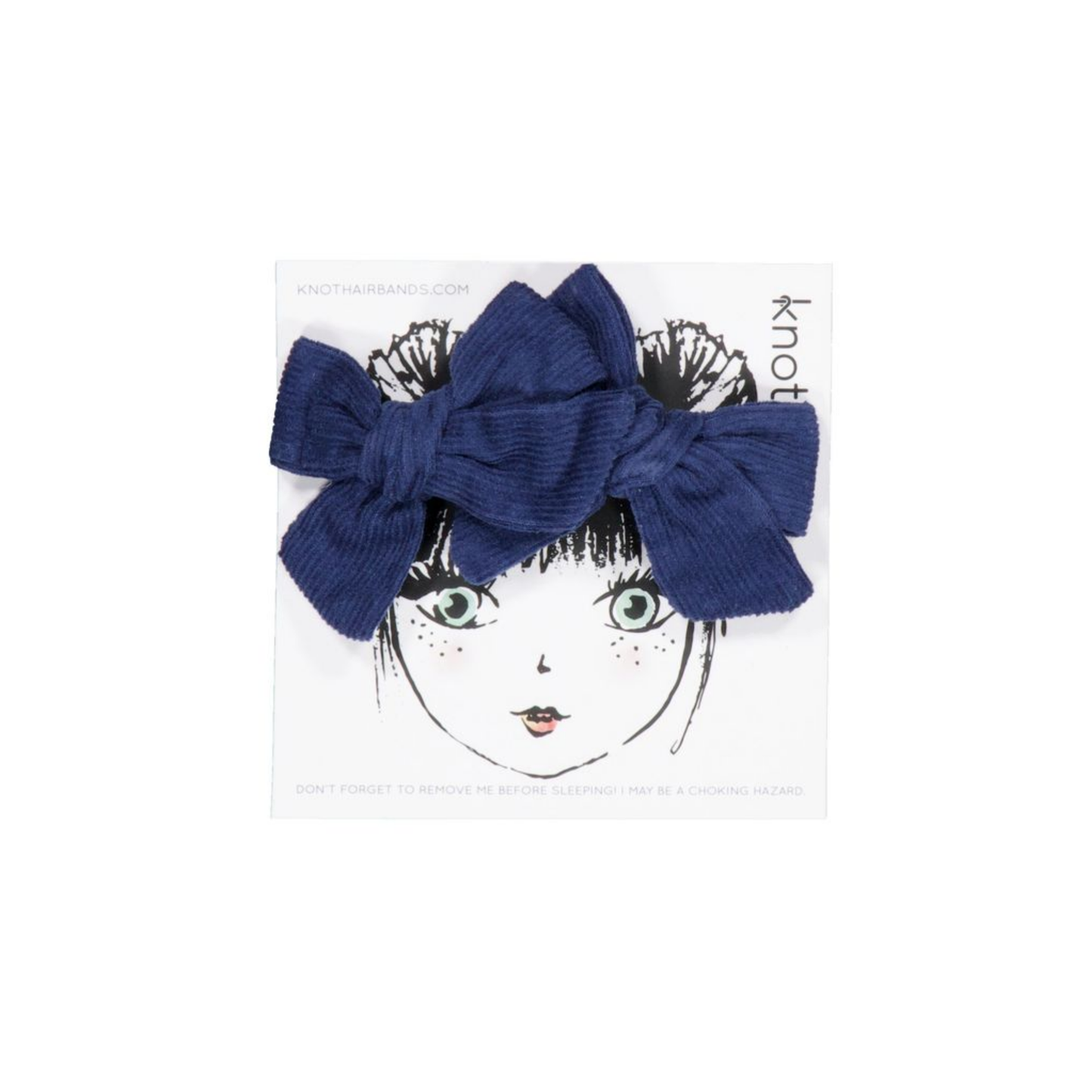 Knot Blue Jay Corduroy Mini Bow Set