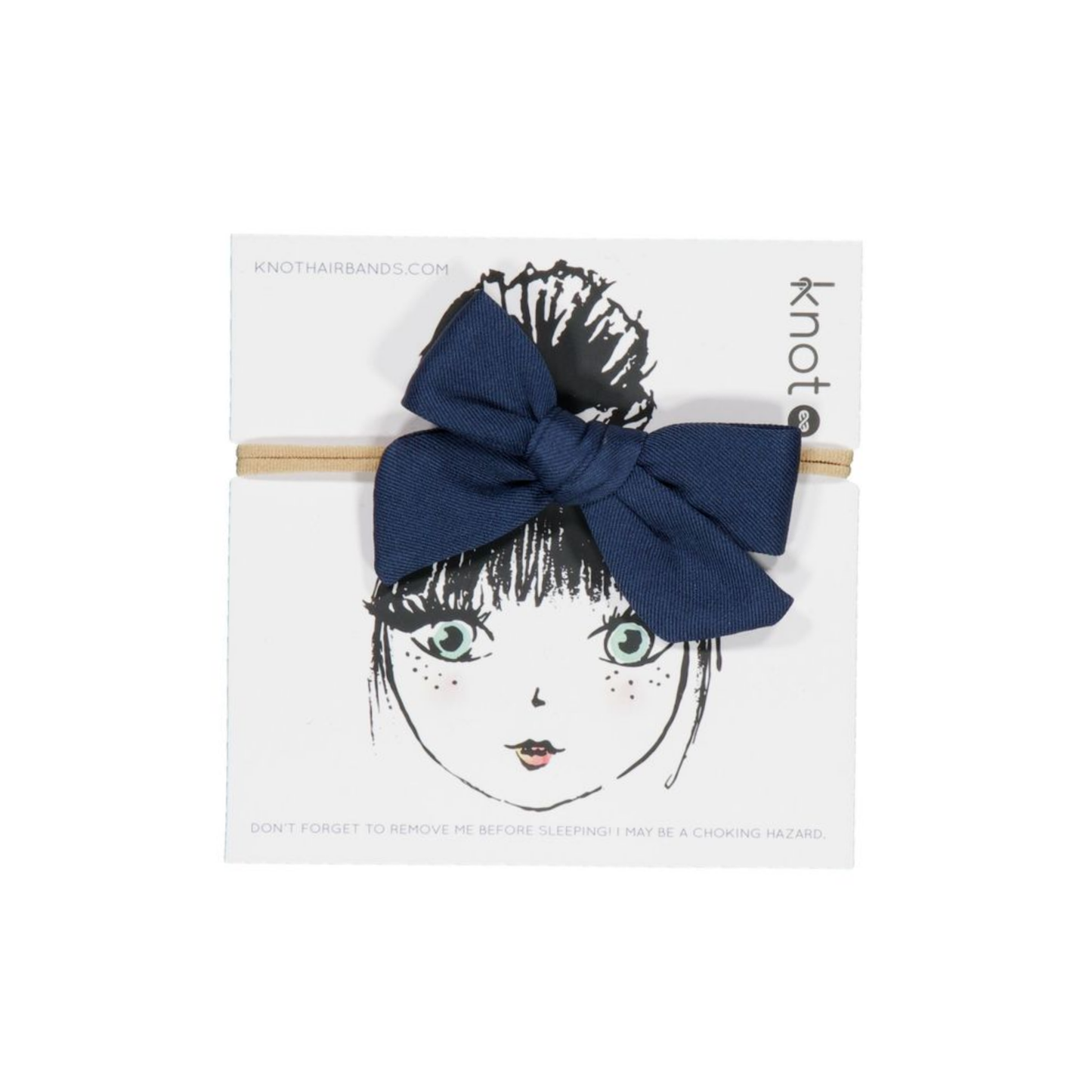 Knot Blue Jay Lustre Mini Bow Band