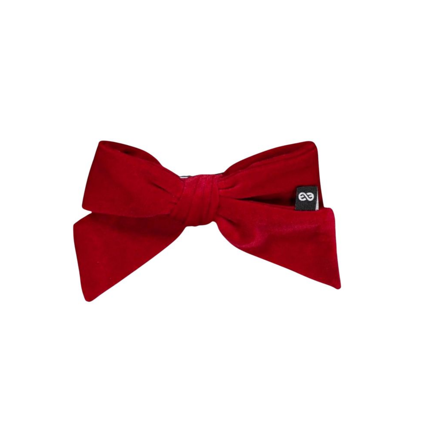 Knot Cardinal Red Fern Velvet Bow Clip