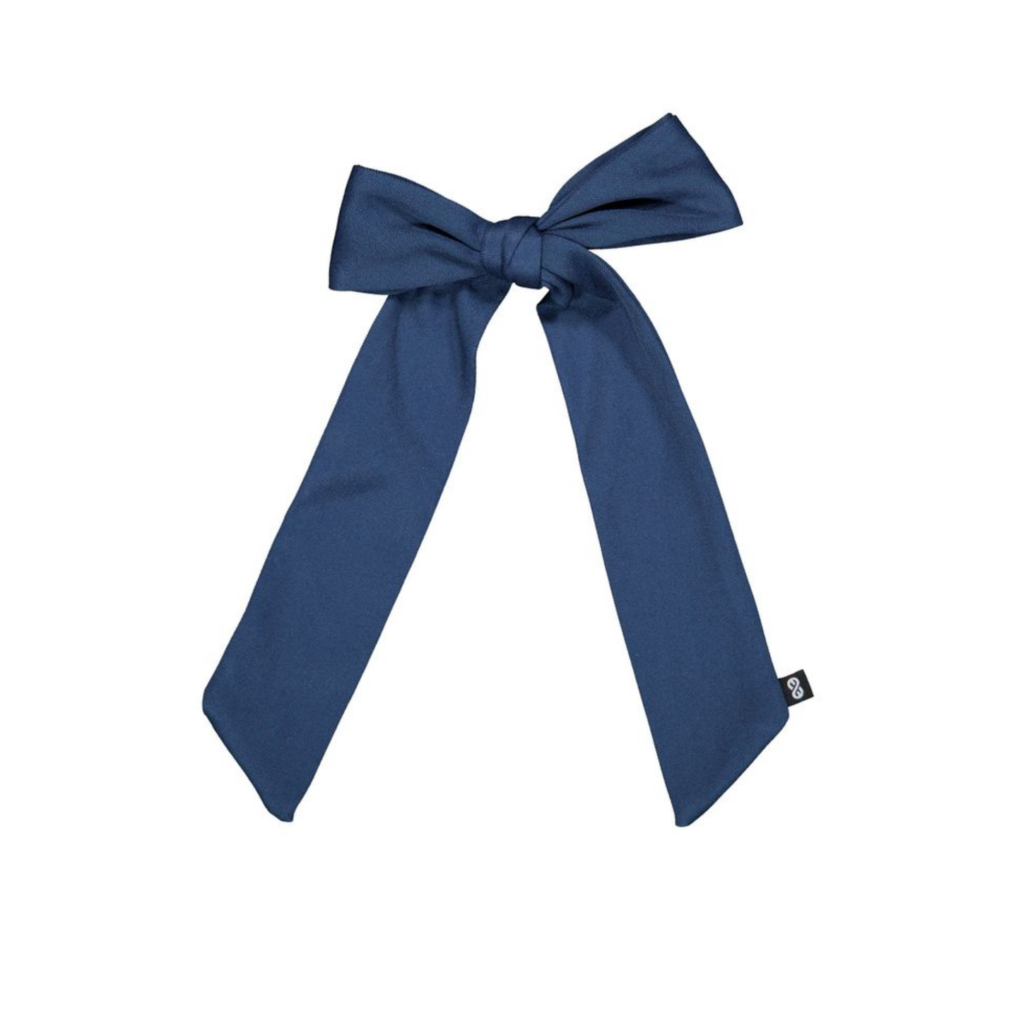 Knot Blue Jay Lustre Long Bow Clip