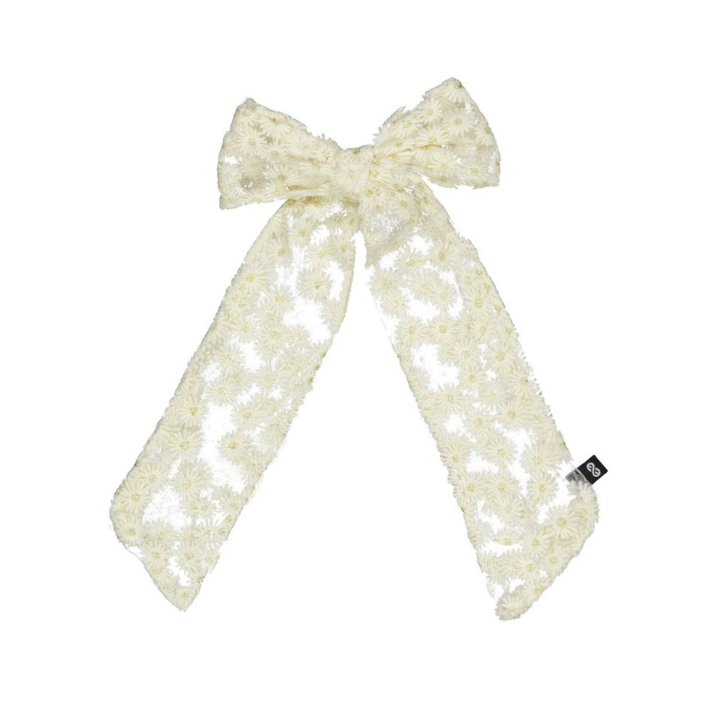 Knot Dove Petal Nest Long Bow Clip