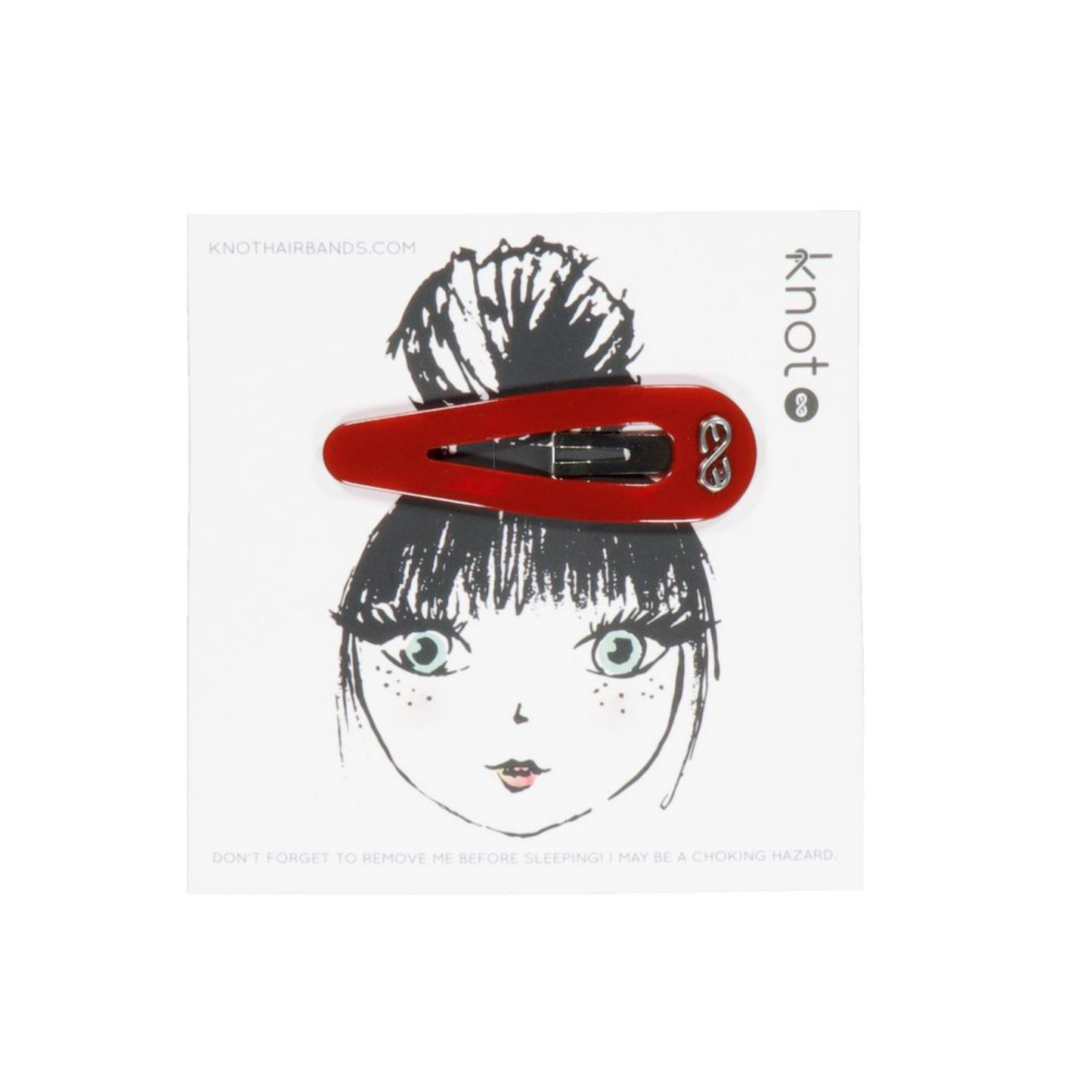 Knot Cardinal Red Tortoise Jumbo Snap Clip
