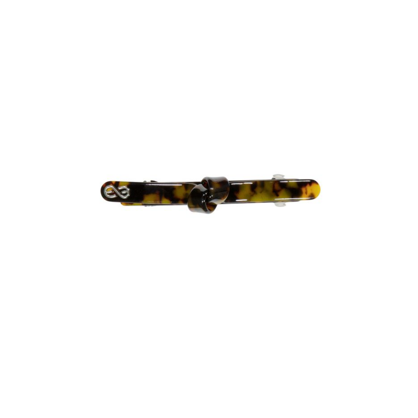 Knot Amber Tortoise Barrette