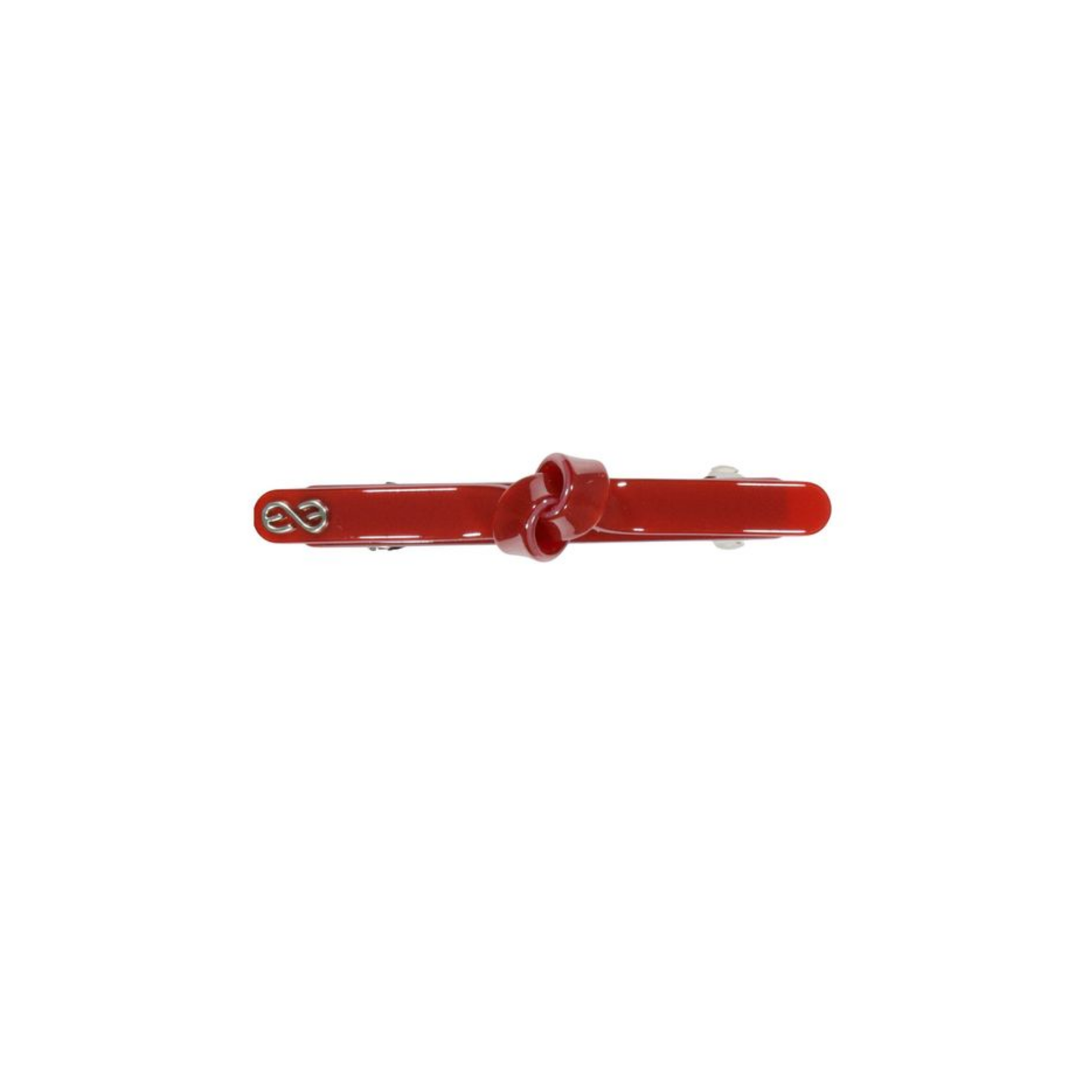 Knot Cardinal Red Tortoise Barrette