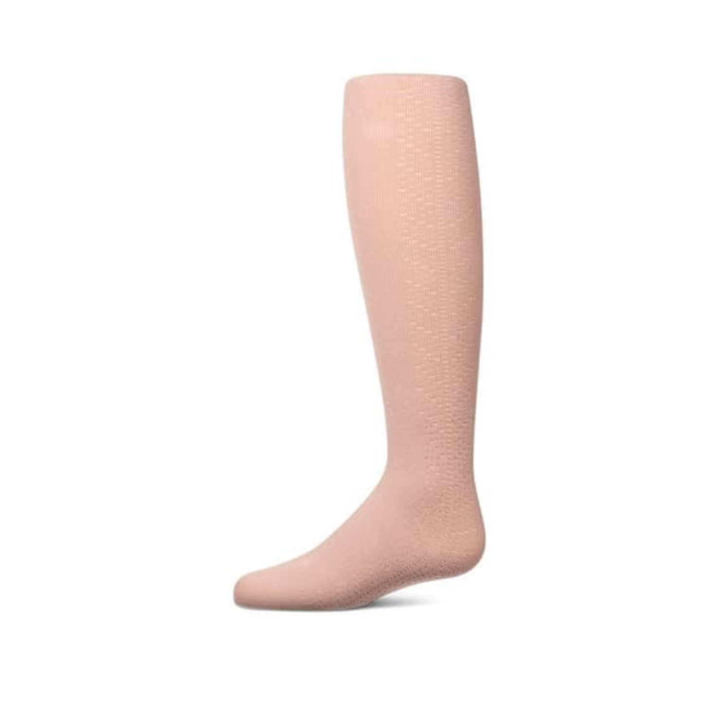 Memoi Blush Lightweight Side Drop Stitch Cotton Tights