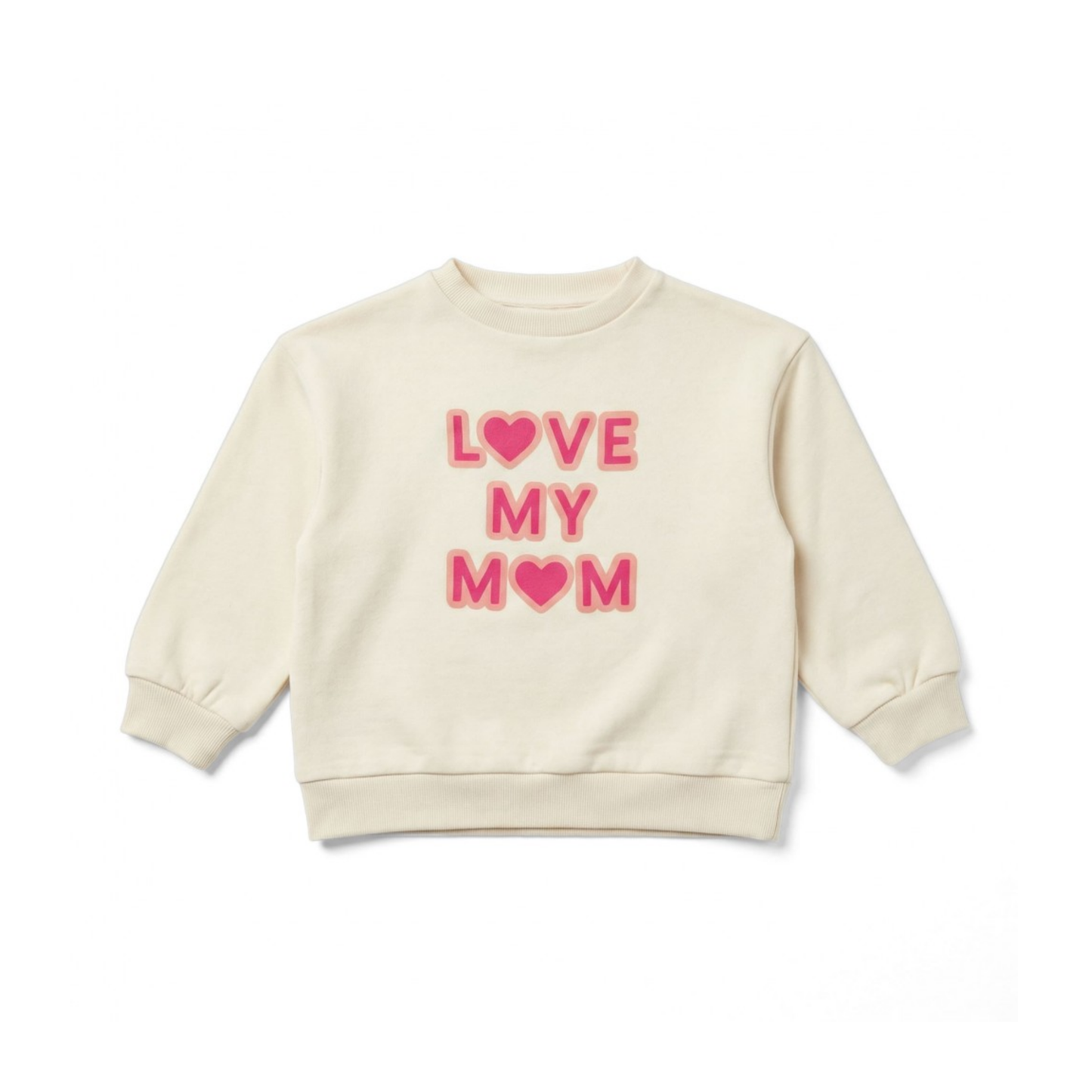 Louis Louise Cream Love My Mom Mike  Long Sleeve Sweatshirt
