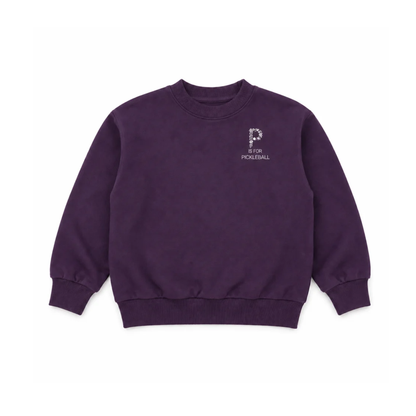 Bonjoy Purple Pickleball Sweatshirt