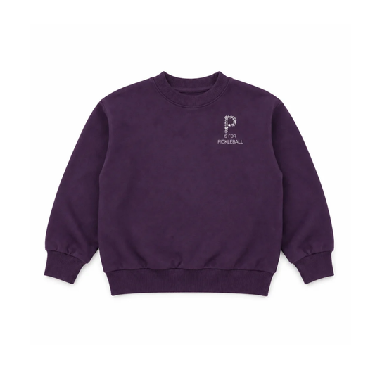 Bonjoy Purple Pickleball Sweatshirt
