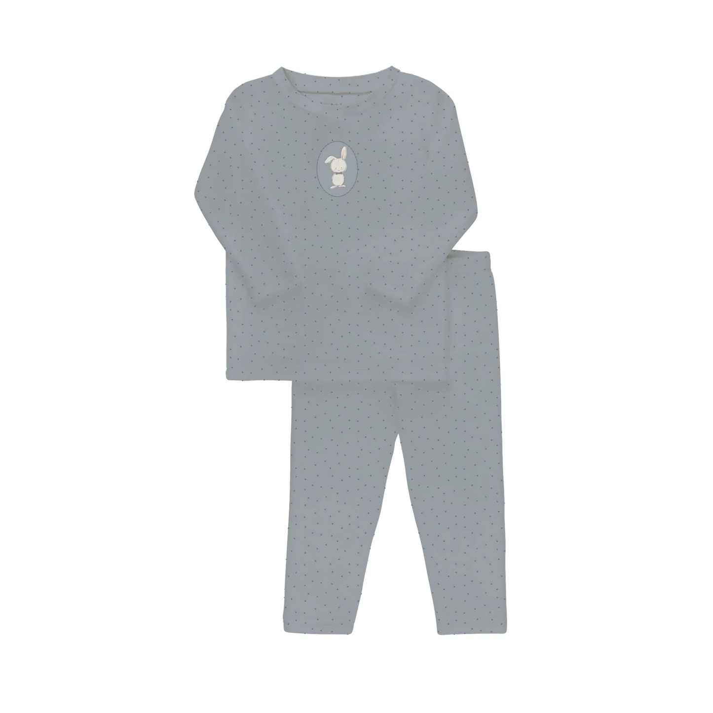 Aurora Blue Bunny Pin Dot Pajamas