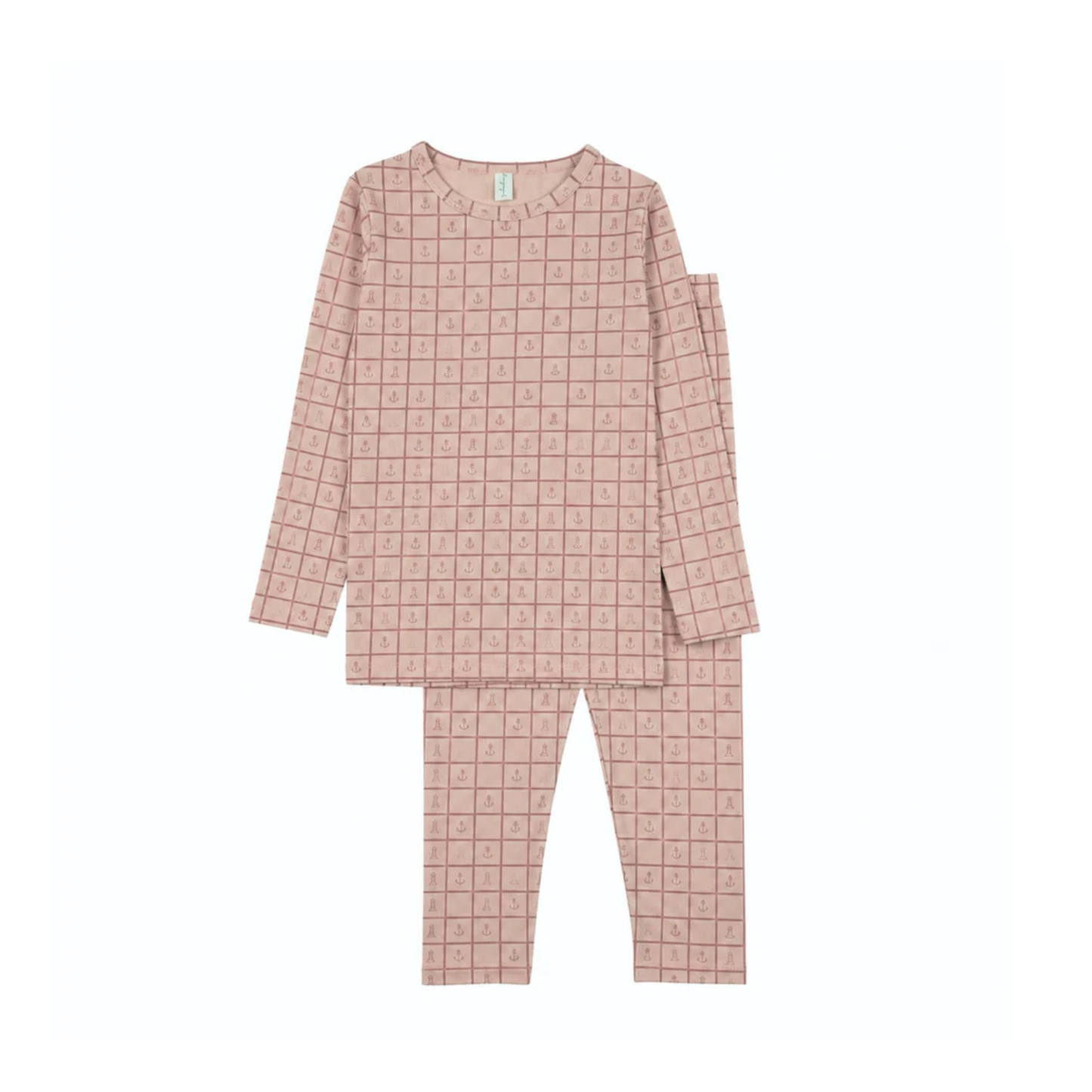 Bonjoy Pink Flowers Boxed Graphic Pajama