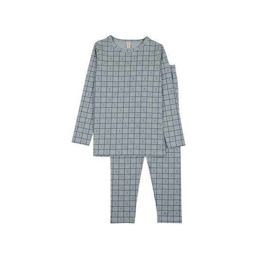 Bonjoy Blue Lighthouse Boxed Graphic Pajama
