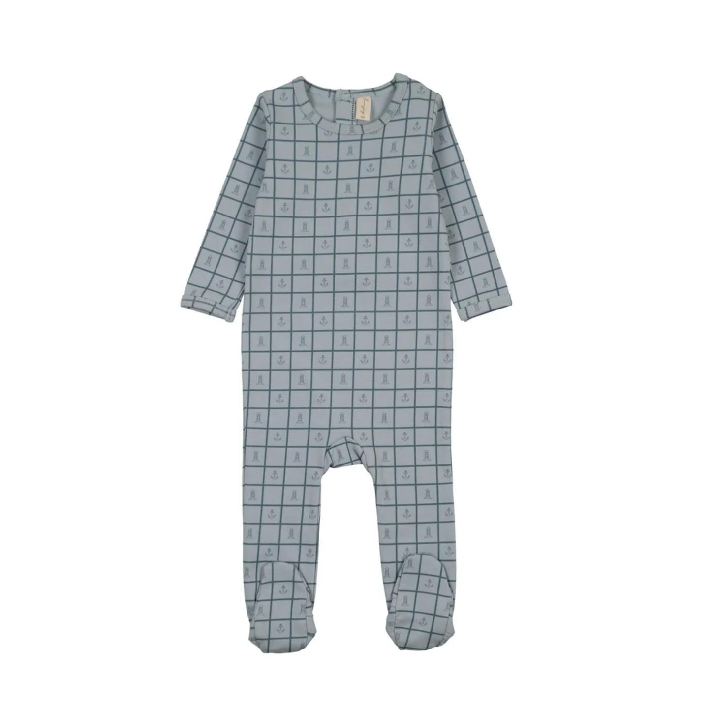 Bonjoy Blue Lighthouse Boxed Graphic Footie