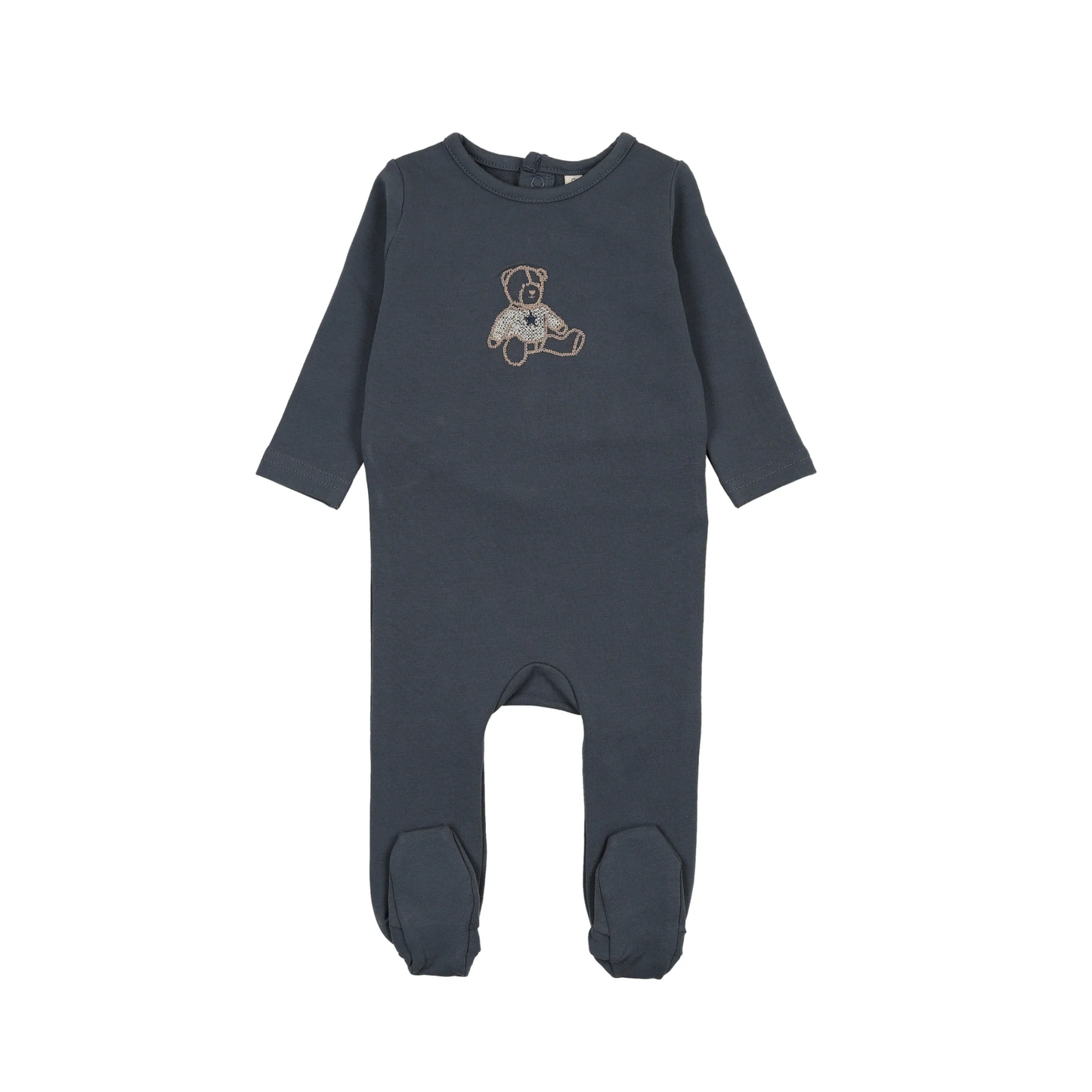 Lilette Off Navy Sweet Bear Footie