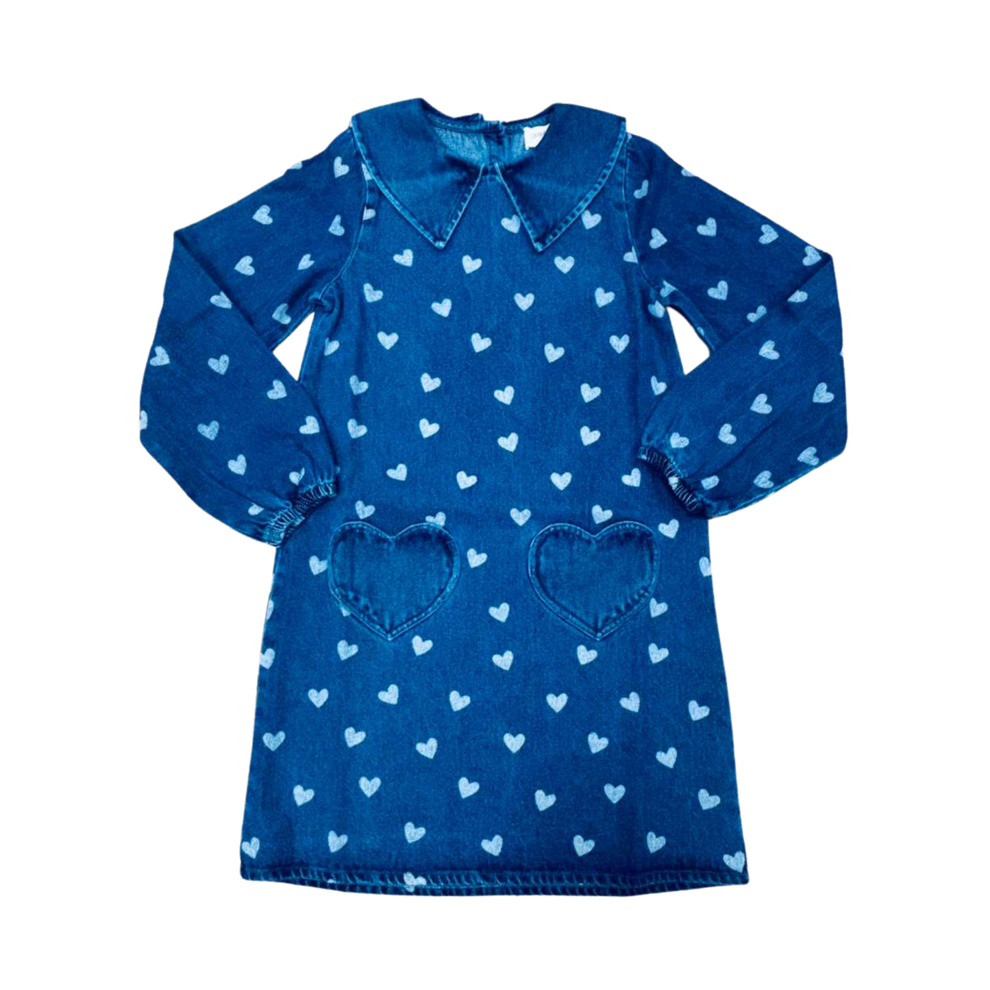 Louis Louise Blue Odile Long Sleeve Dress