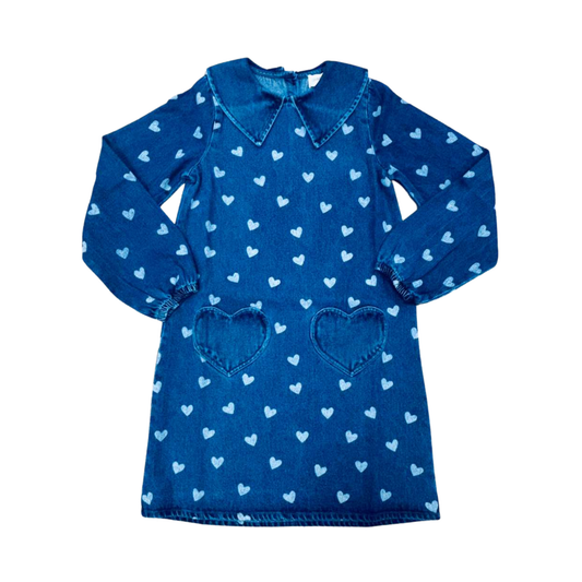 Louis Louise Blue Odile Long Sleeve Dress
