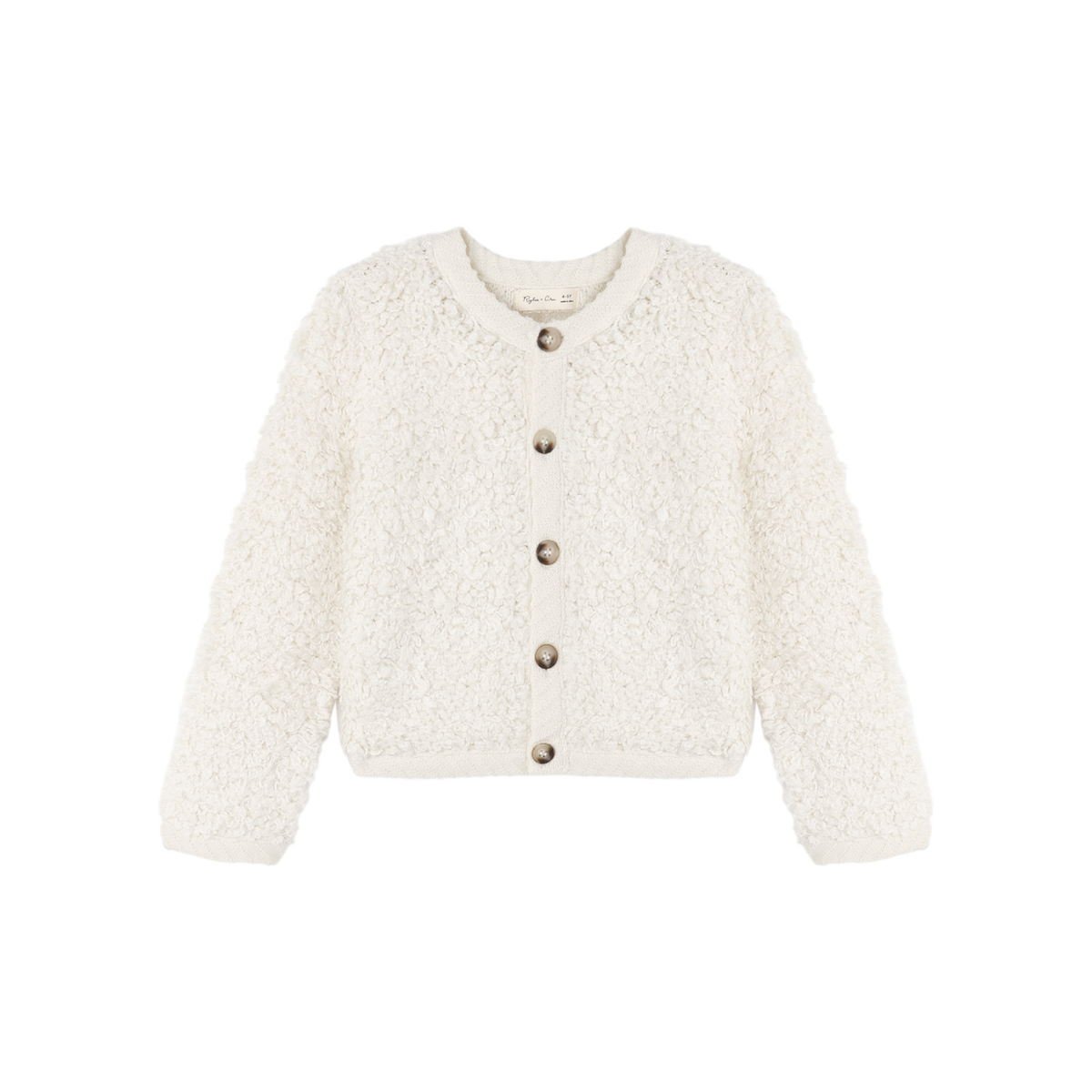 Rylee+Cru Natural Chloe Long Sleeve Cardigan