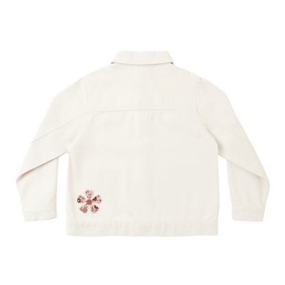 Rylee+Cru Natural Denim Chore Daisy Denim Jacket