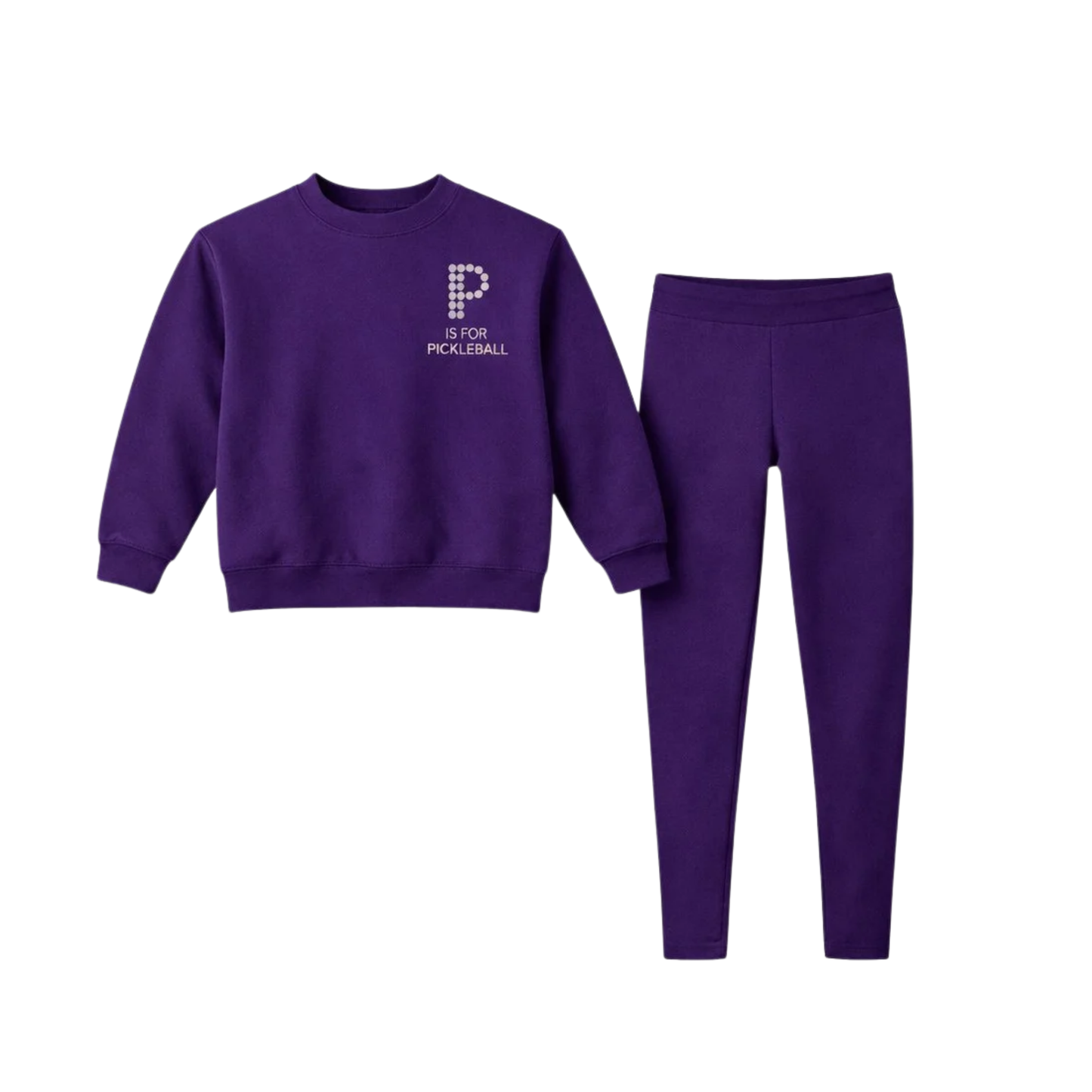 Bonjoy Purple Pickleball Sweatset