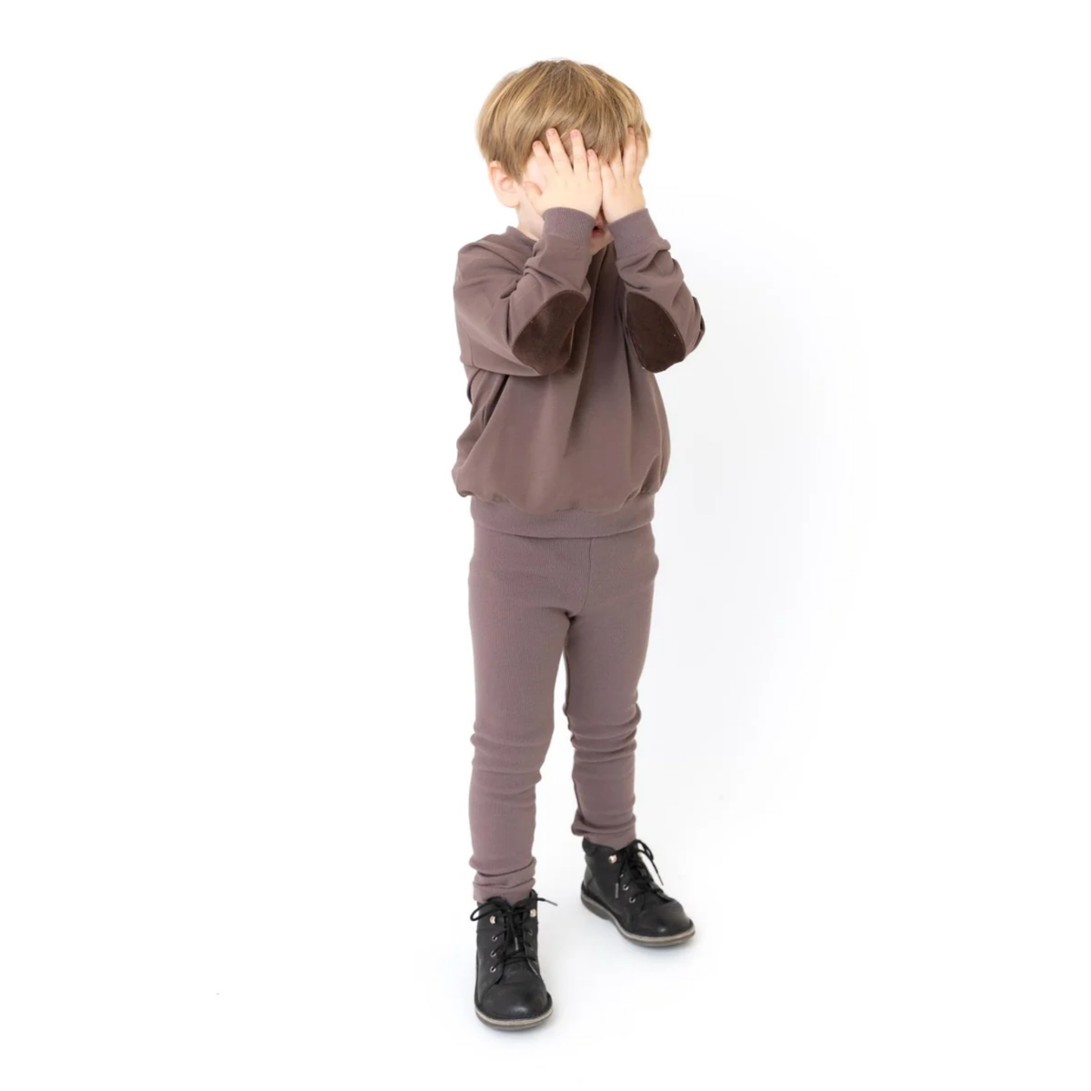Bonjoy Brown Corduroy Sweatset