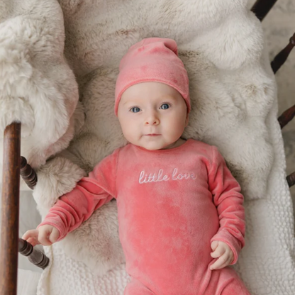 Bonjoy Pink Little Love Footie Set