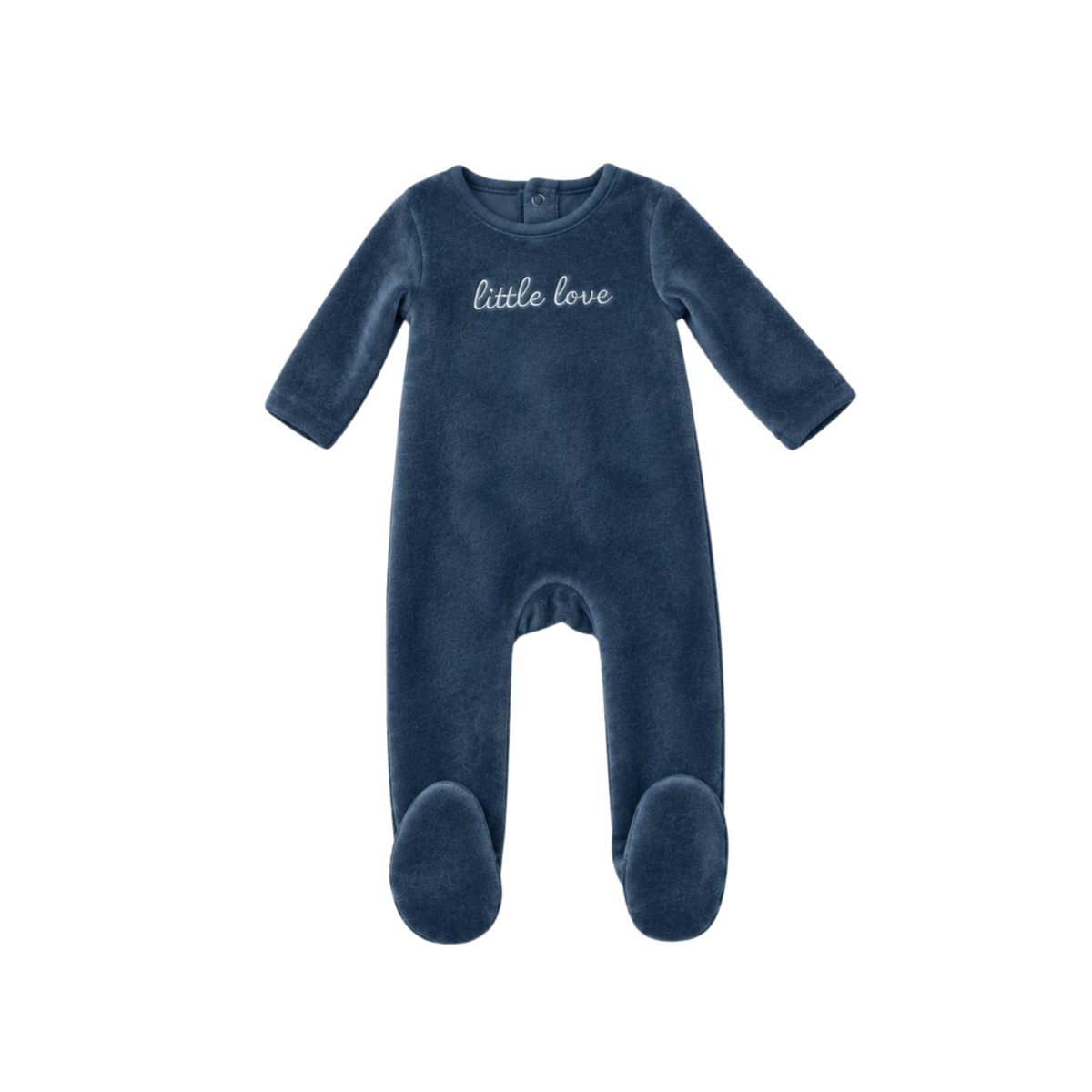 Bonjoy Blue Little Love Footie